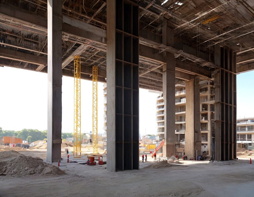 Décennale - chantier en cours de construction